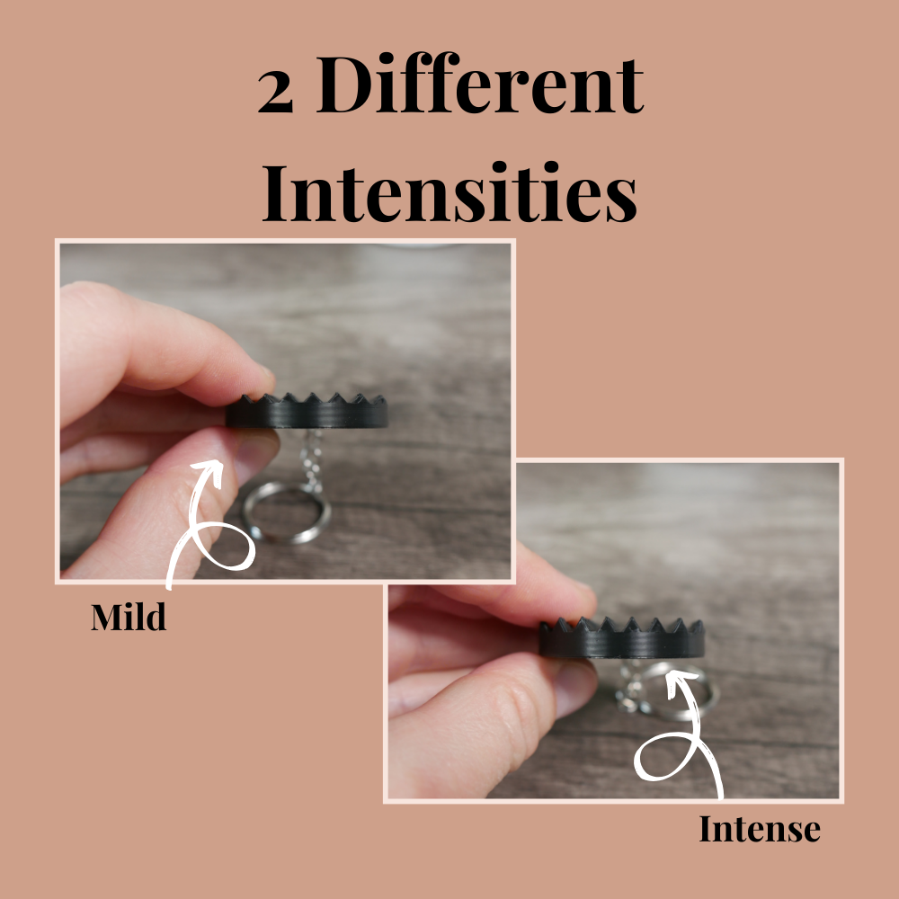 Spiky Pain Stim Fidget Toy Keychain STL File for 3D Printing