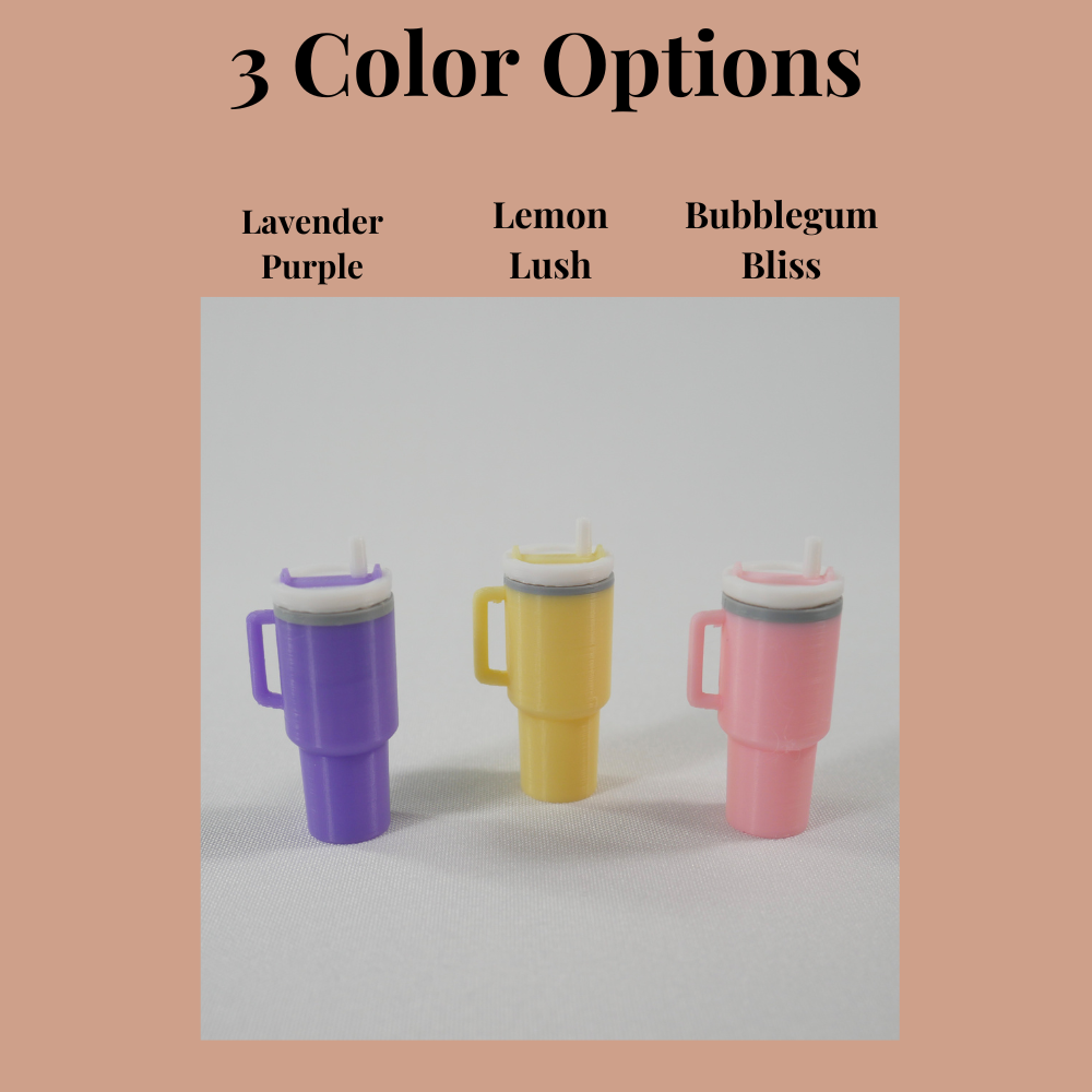 Mini Tumbler, 3D Printed Quencher Cup For Iconic Bubu Doll, Blind Box Figure Accessories, 40oz Tumbler Mug Water Jug