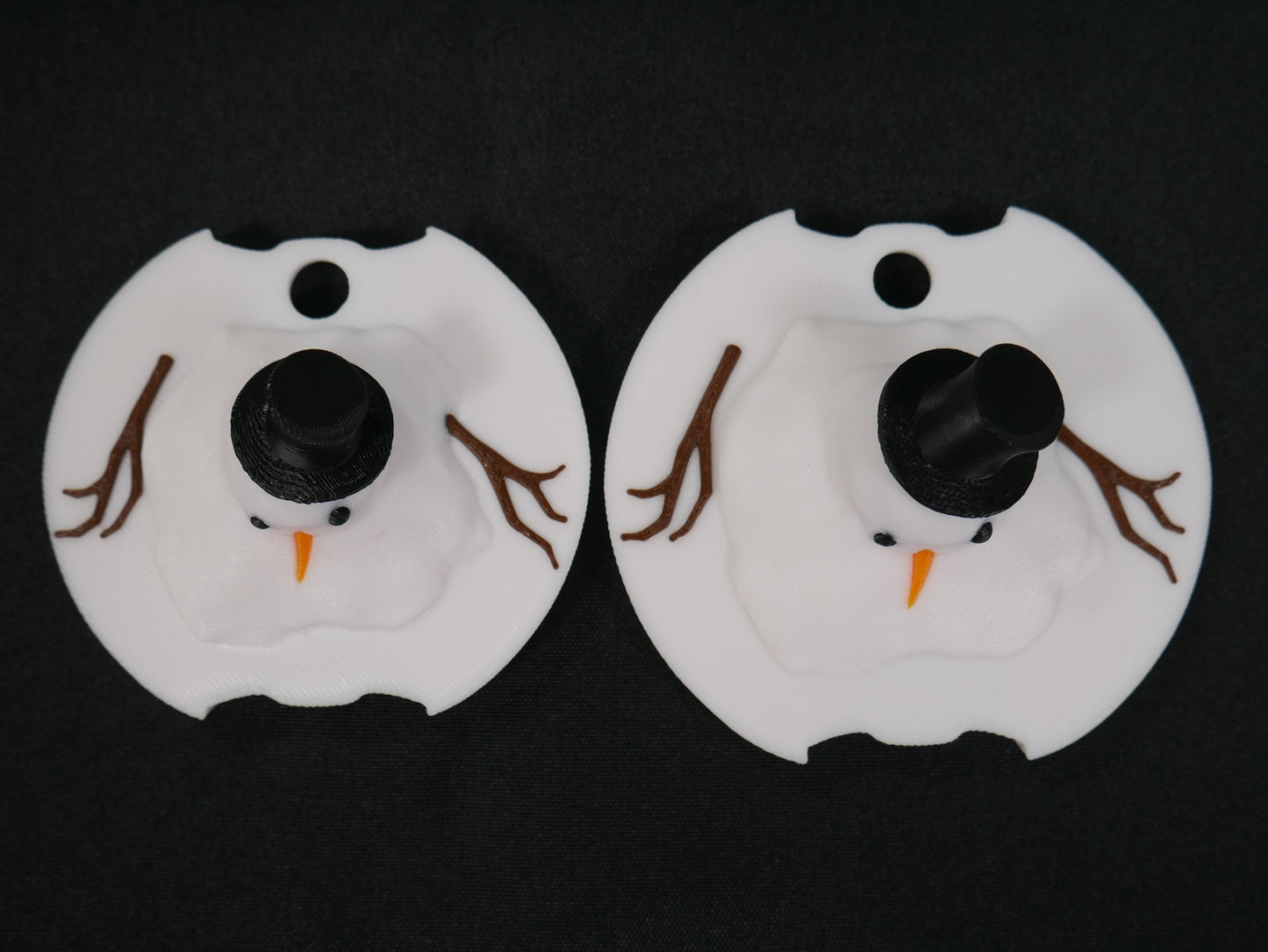 Melted Snowman Stanley Lid Topper