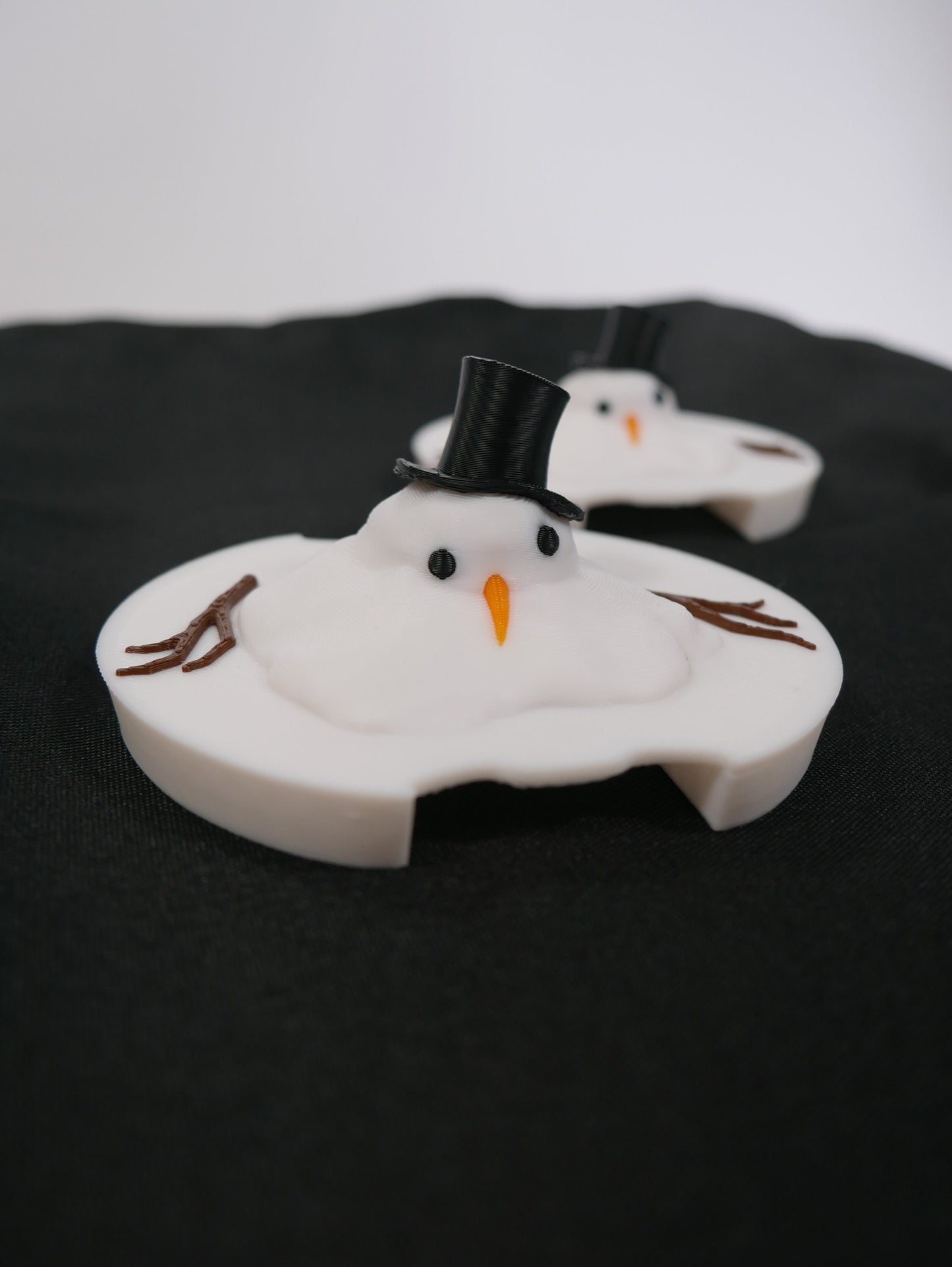 Melted Snowman Stanley Lid Topper