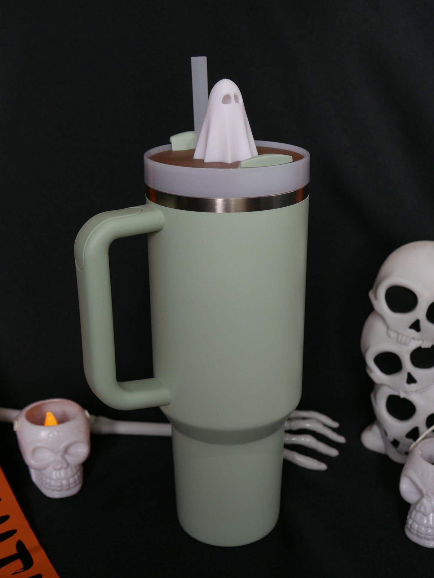 Spooky Ghost Stanley Cup Topper STL File For 3D Printing