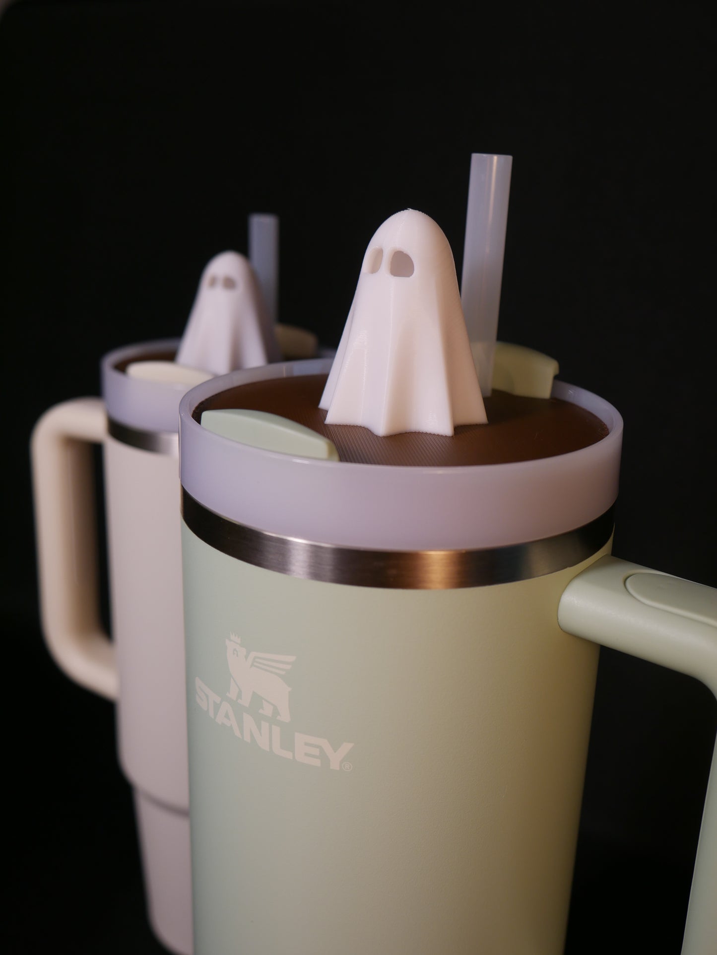 Spooky Ghost Stanley Cup Topper STL File For 3D Printing