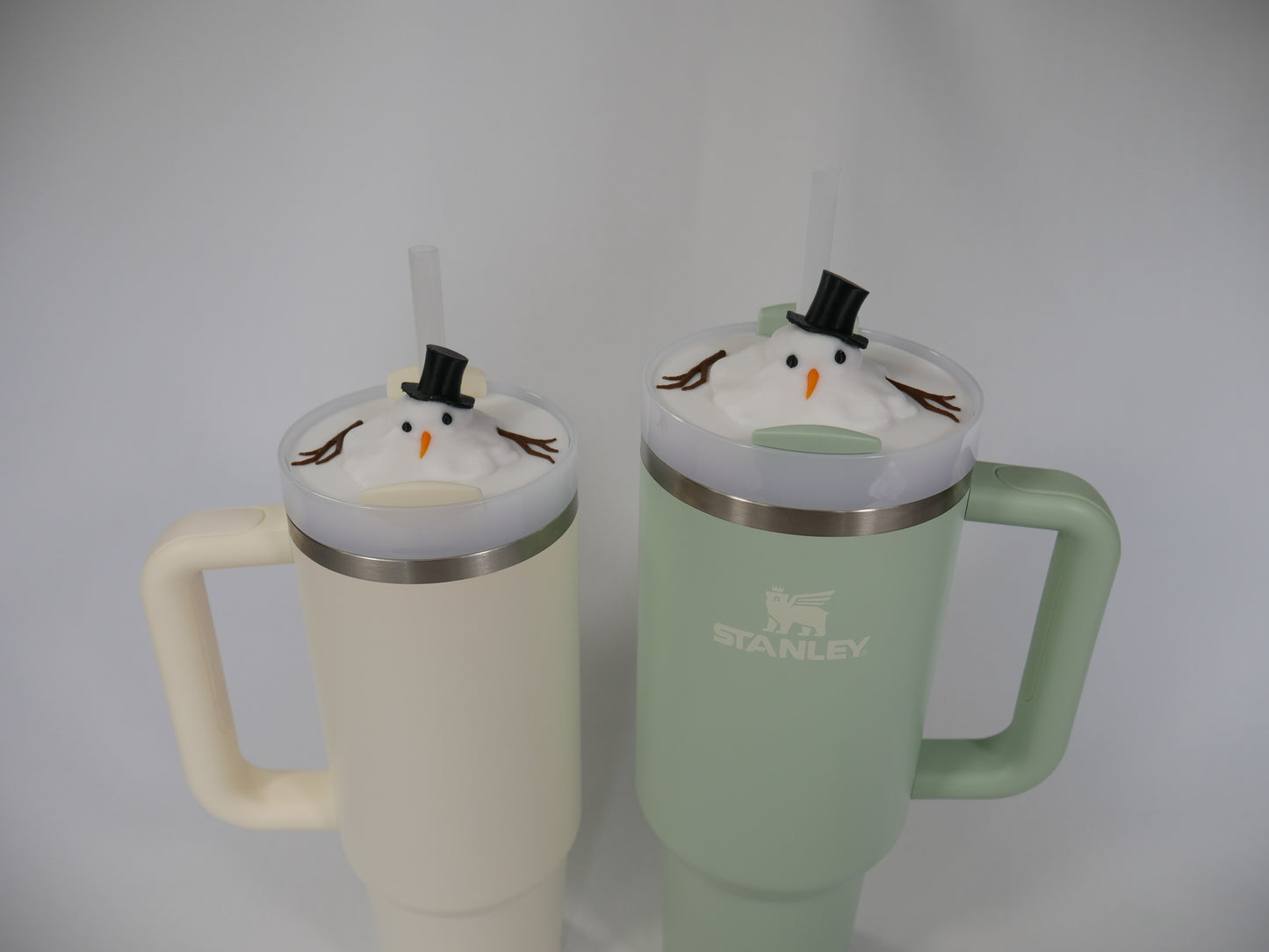 Melted Snowman Stanley Lid Topper