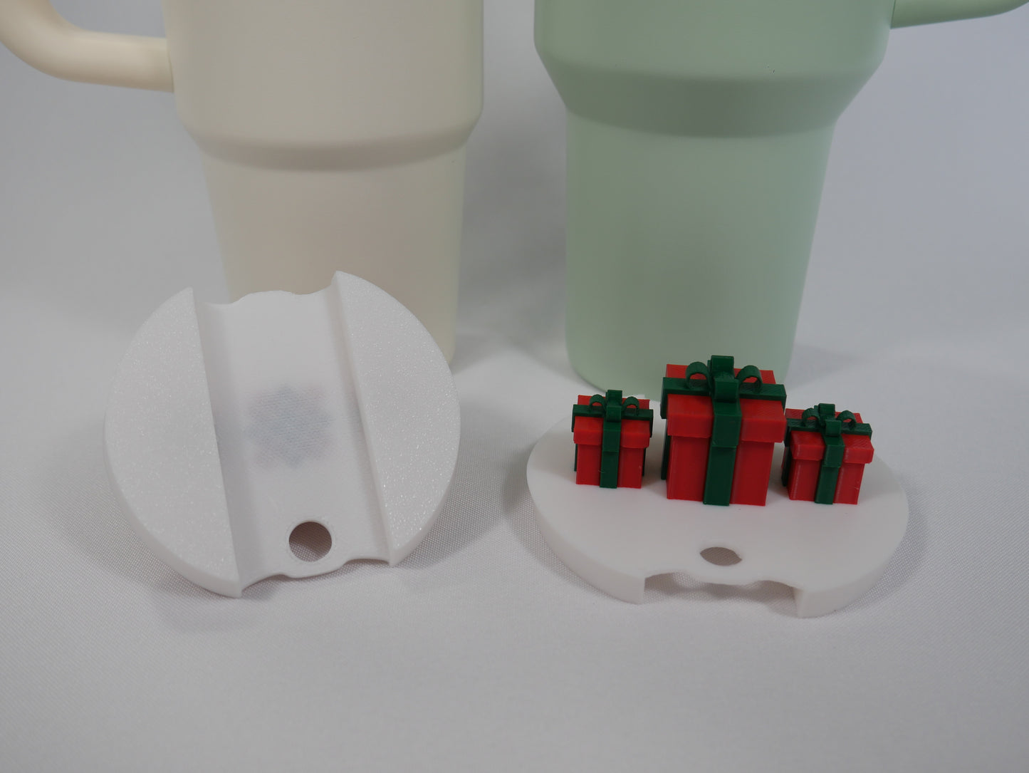 Christmas Present Trio Stanley Cup Topper STL File for 3D Printing
