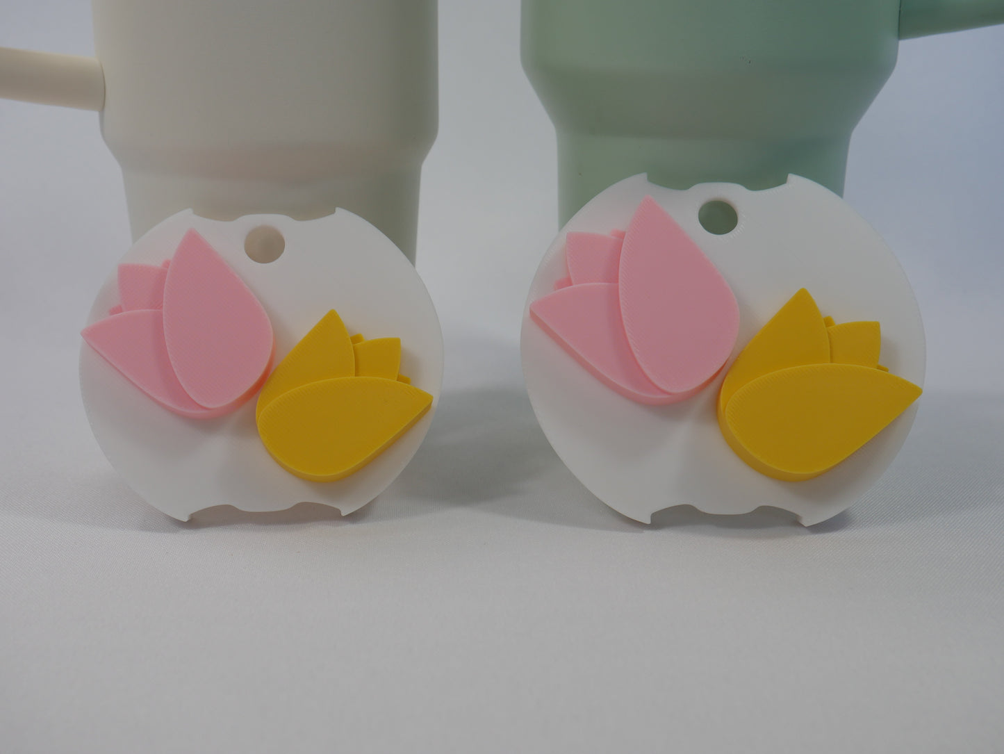 Spring Tulips Stanley Cup Topper STL File for 3D Printing