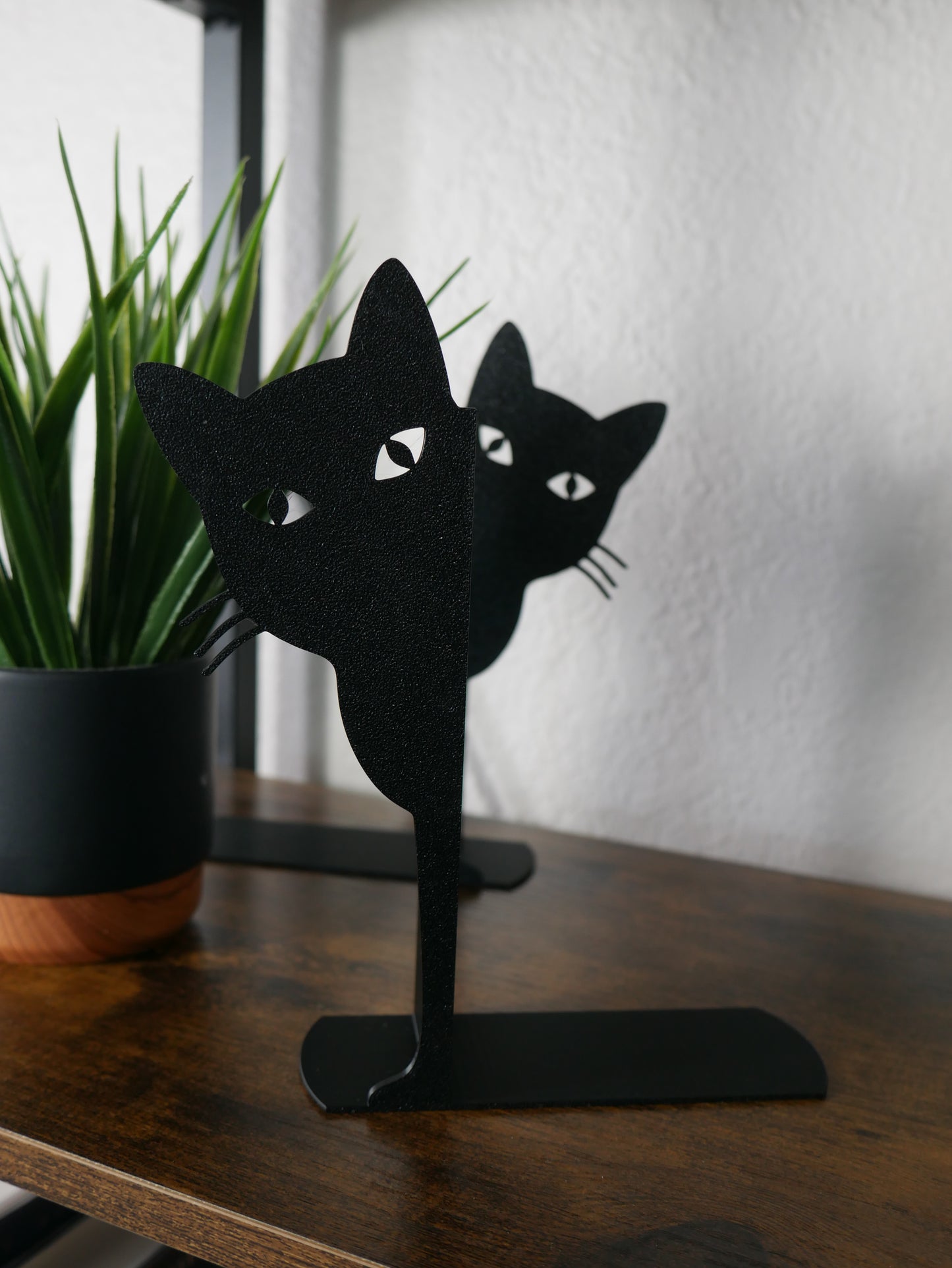 Peeking Cat & Dog Bookend STL File for 3D Printing