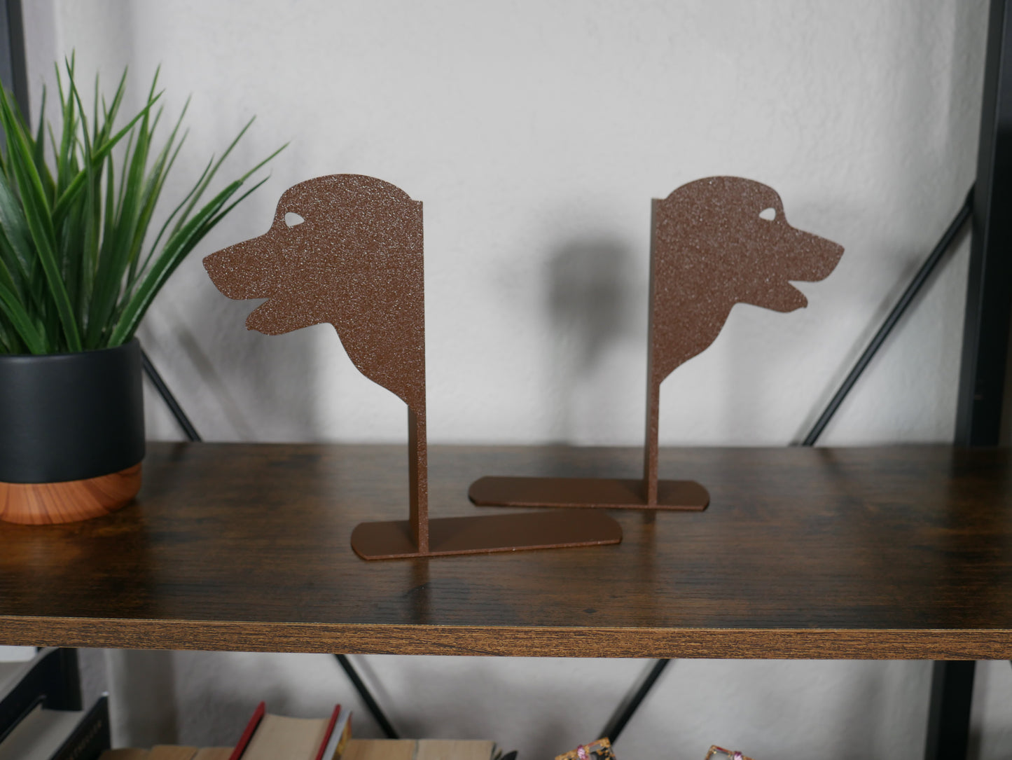 Peeking Cat & Dog Bookend STL File for 3D Printing
