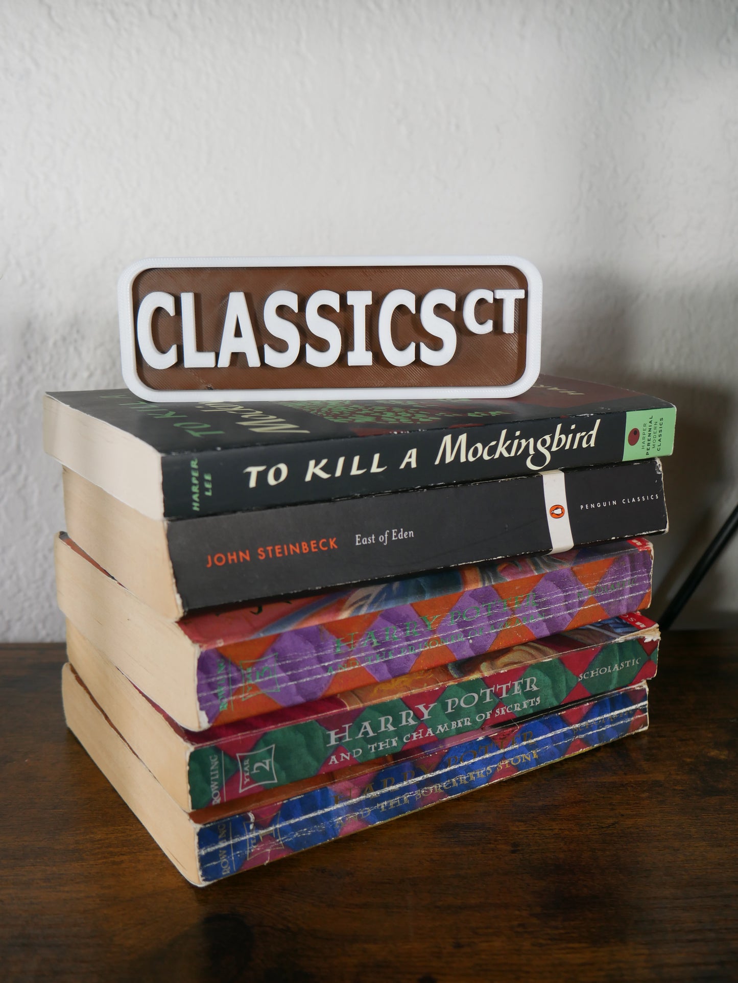 Bookish Book Genre Signs STL File for 3D Printing