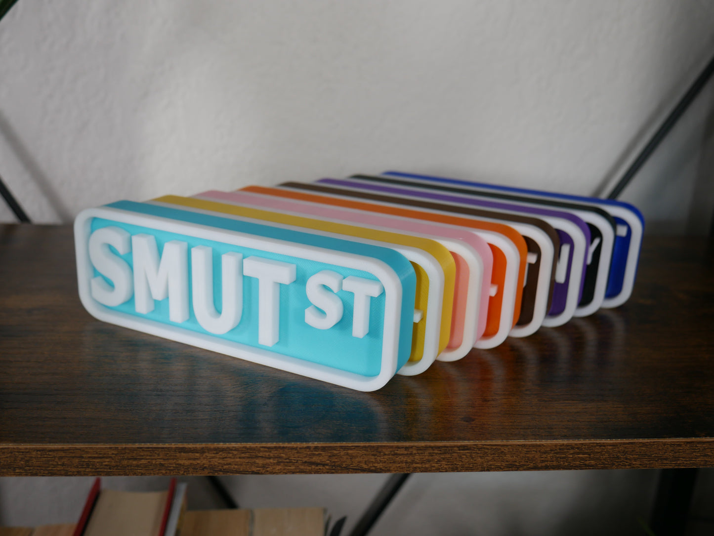 Bookish Book Genre Signs STL File for 3D Printing