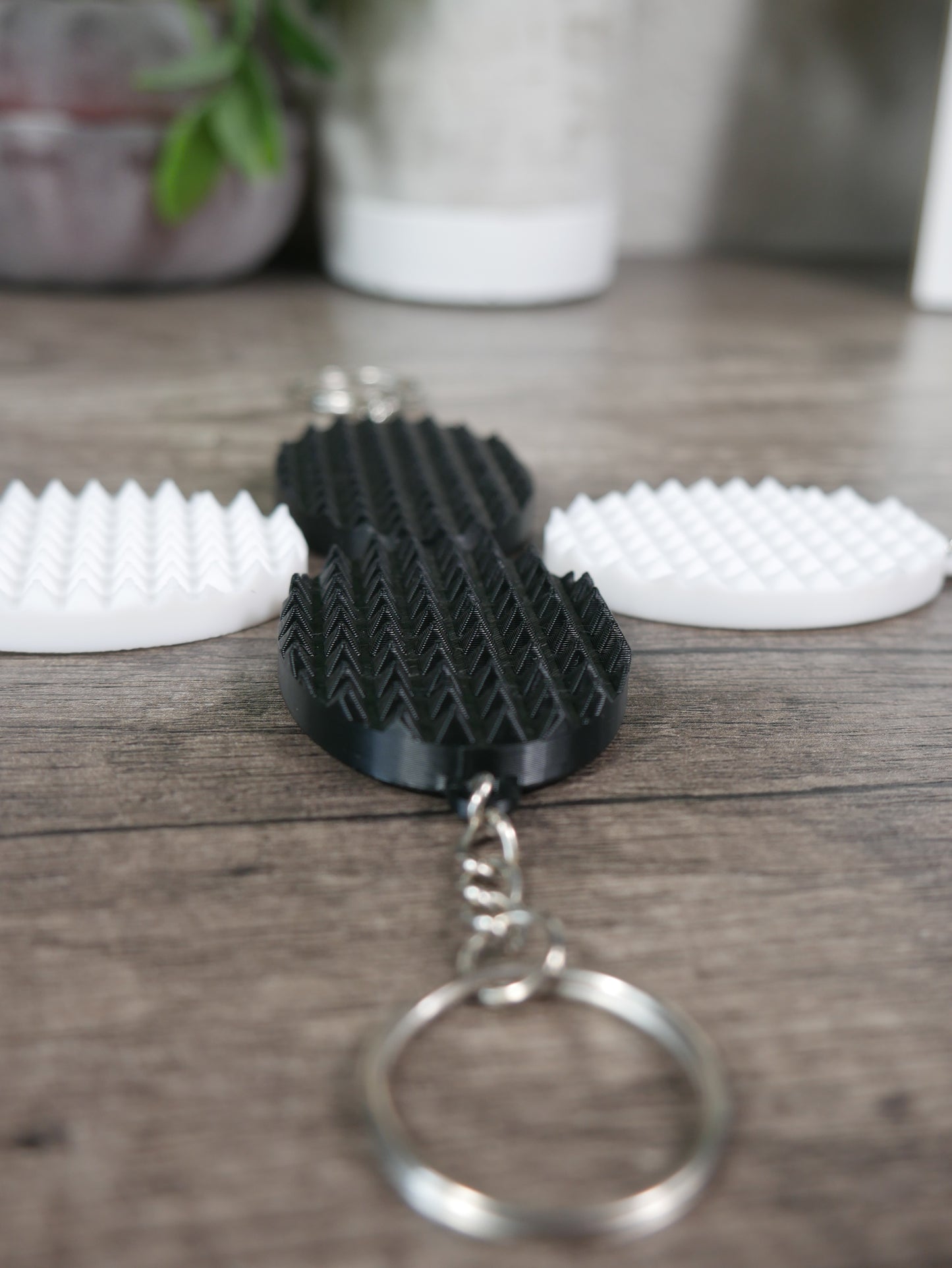 Spiky Pain Stim Fidget Toy Keychain STL File for 3D Printing