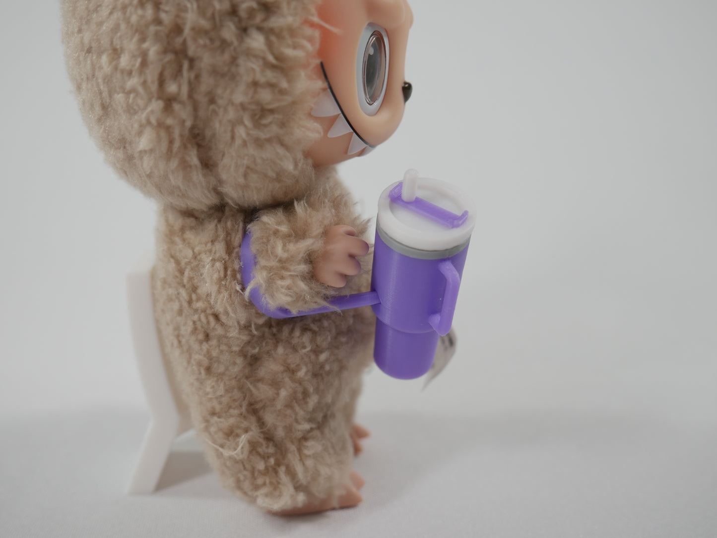 Mini Tumbler, 3D Printed Quencher Cup For Iconic Bubu Doll, Blind Box Figure Accessories, 40oz Tumbler Mug Water Jug