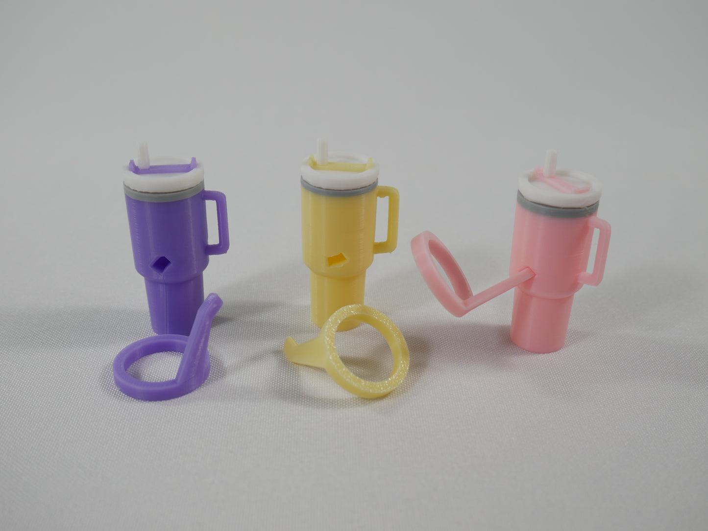 Mini Tumbler, 3D Printed Quencher Cup For Iconic Bubu Doll, Blind Box Figure Accessories, 40oz Tumbler Mug Water Jug