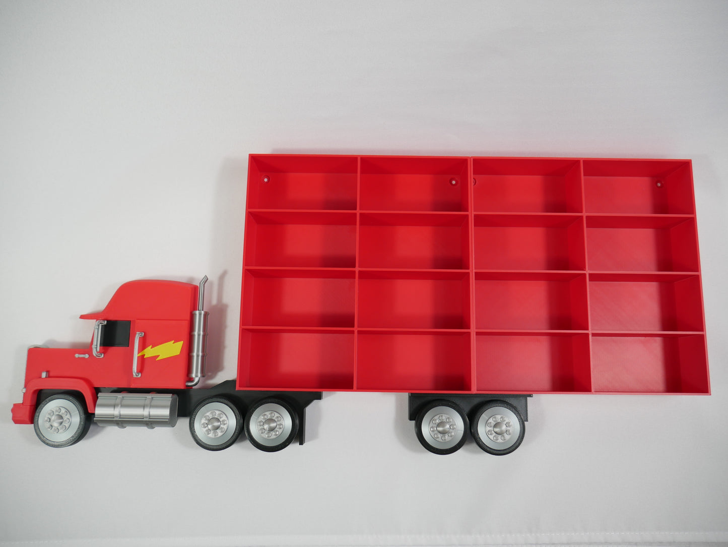 Mack Truck Toy Car Storage Shelf