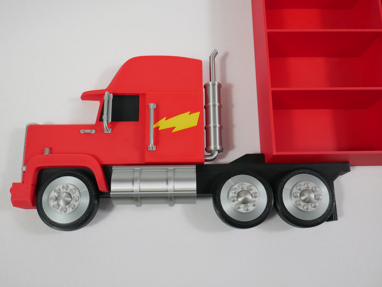 Mack Truck Toy Car Storage Shelf