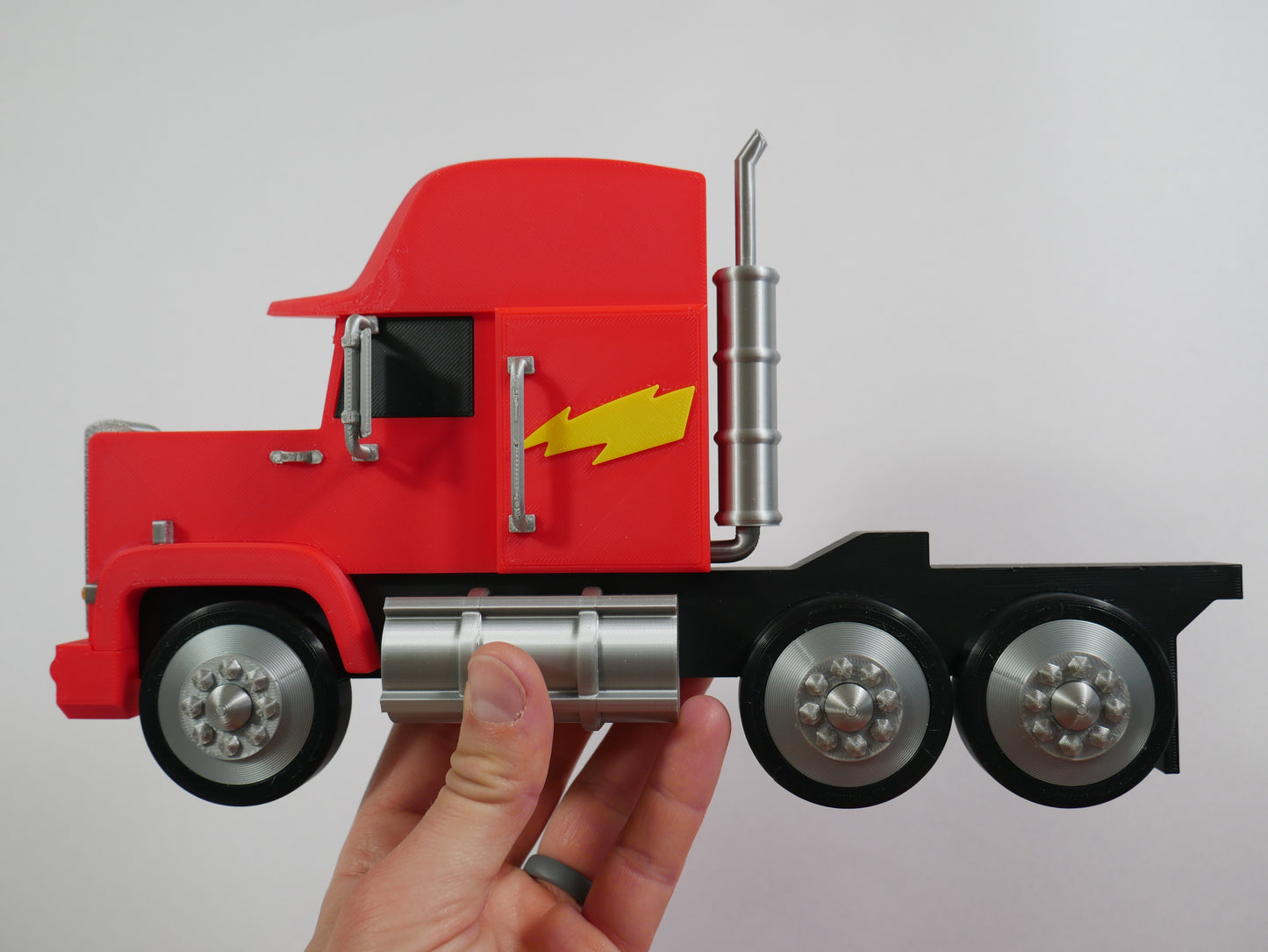Mack Truck Toy Car Storage Shelf