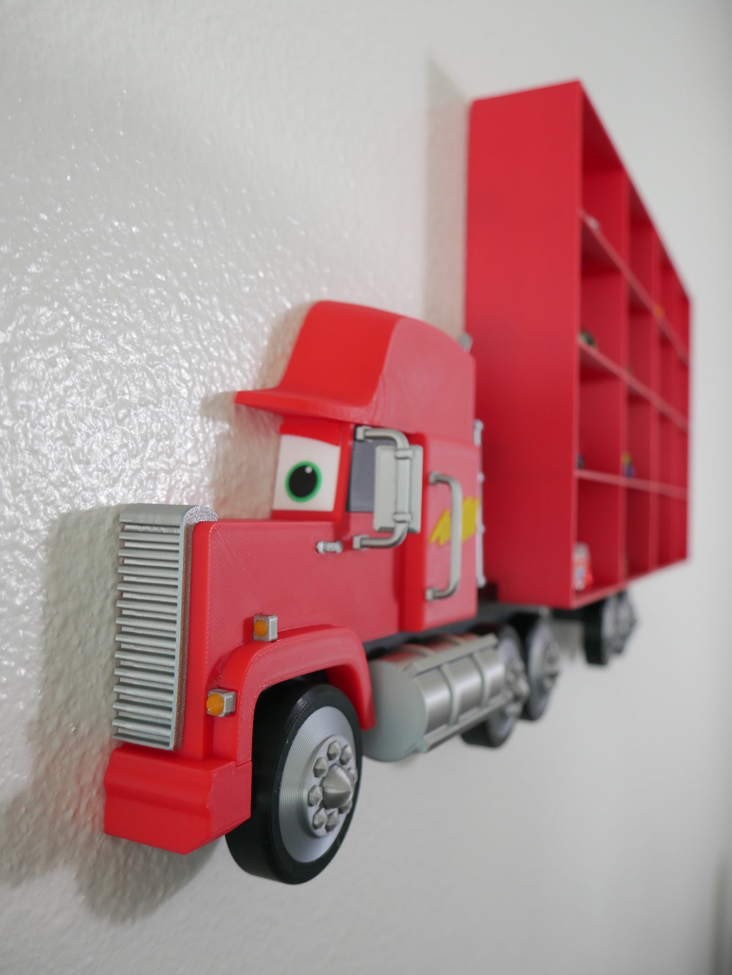 Mack Truck Toy Car Storage Shelf