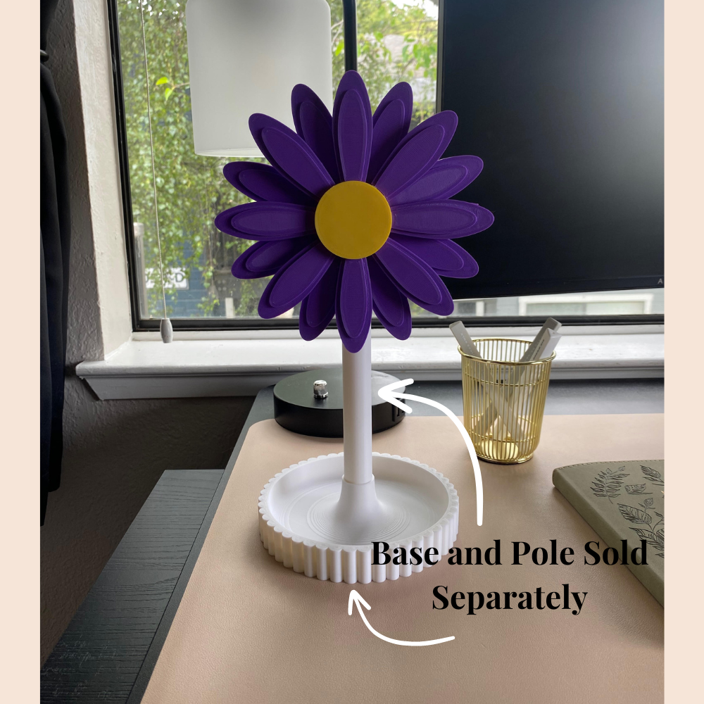 Daisy Attachment Head For Universal Headphone Holder STL File for 3D Printing