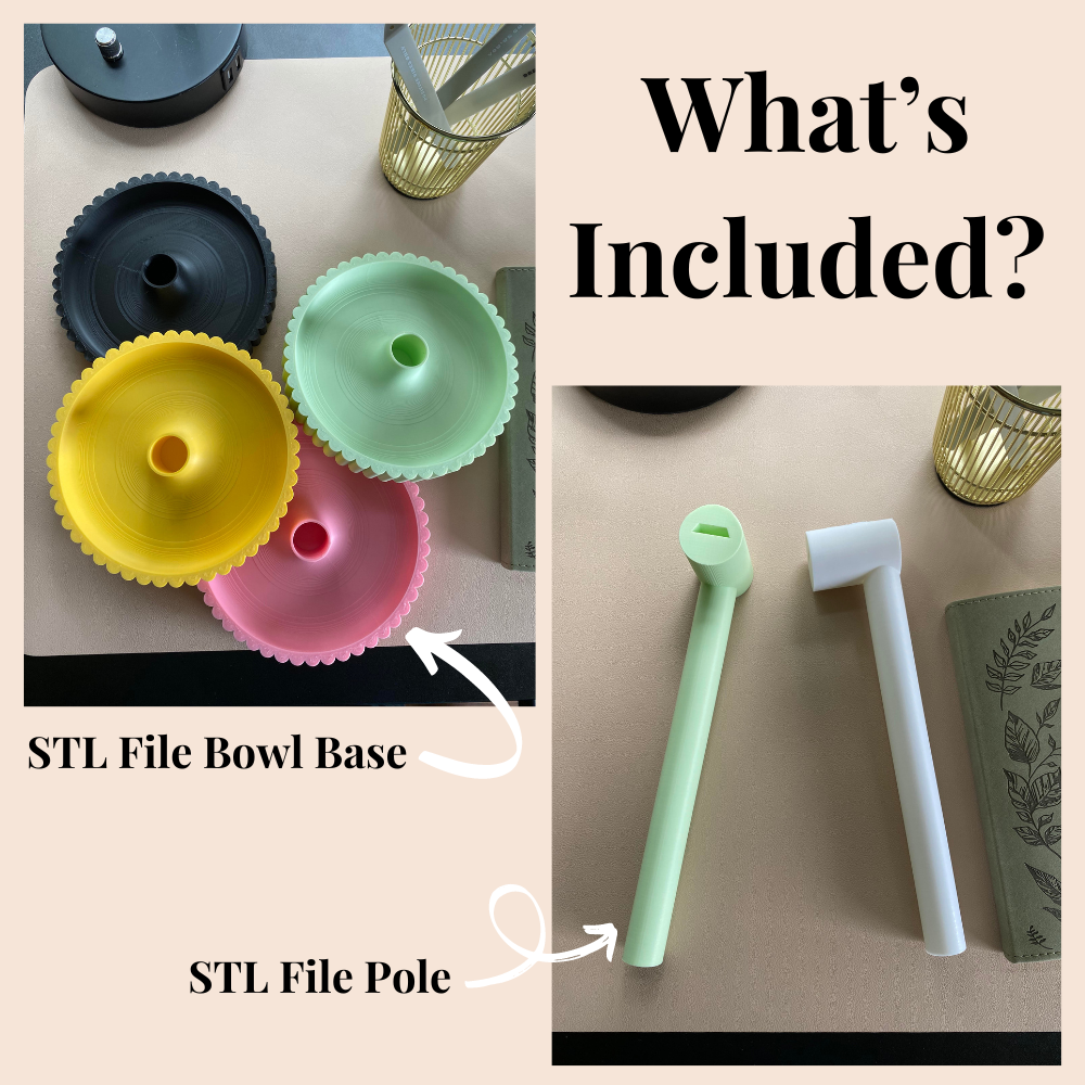 Universal Headphone Stand Base STL File for 3D Printing
