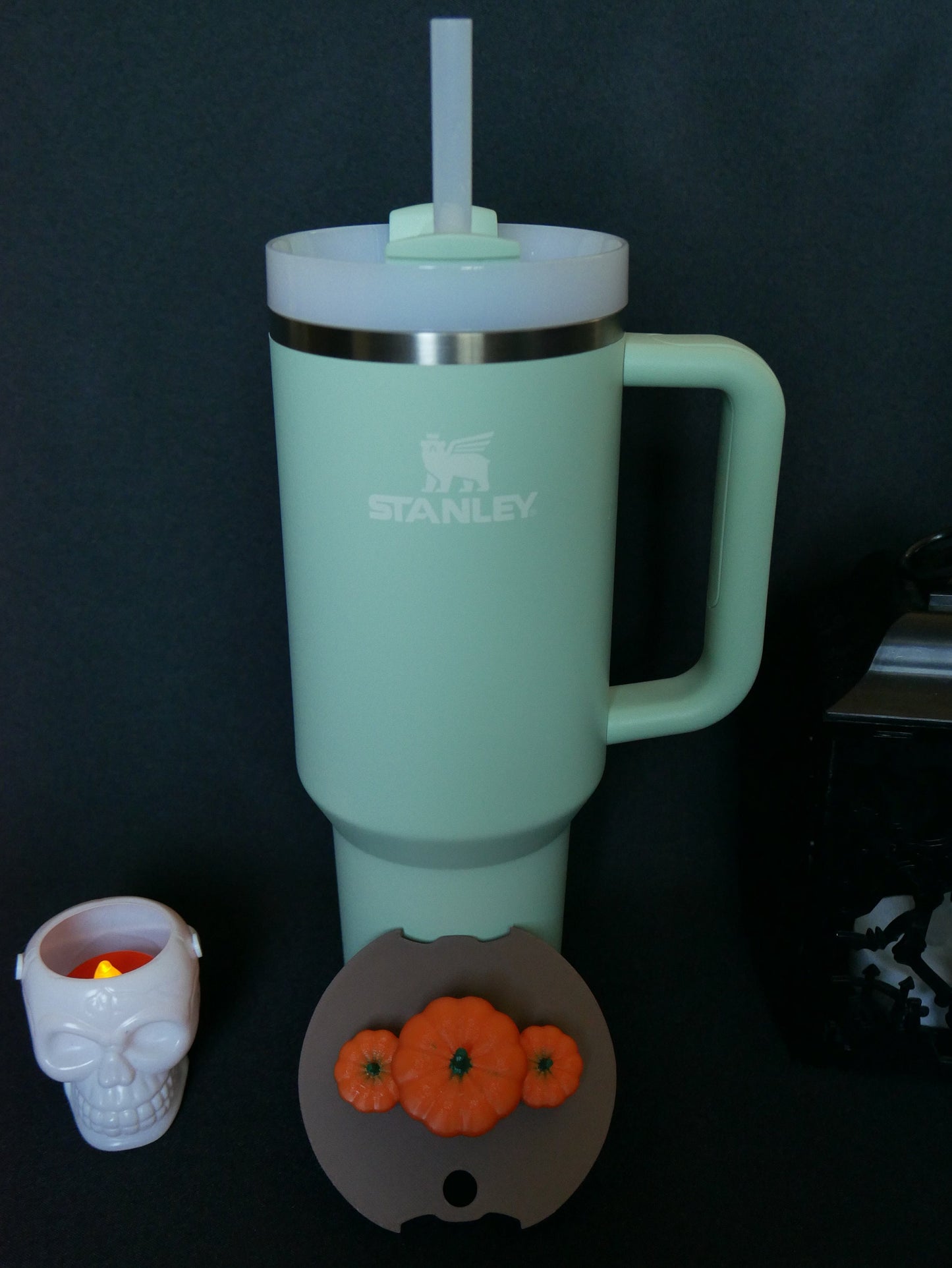Pumpkin Trio Stanley Lid Topper