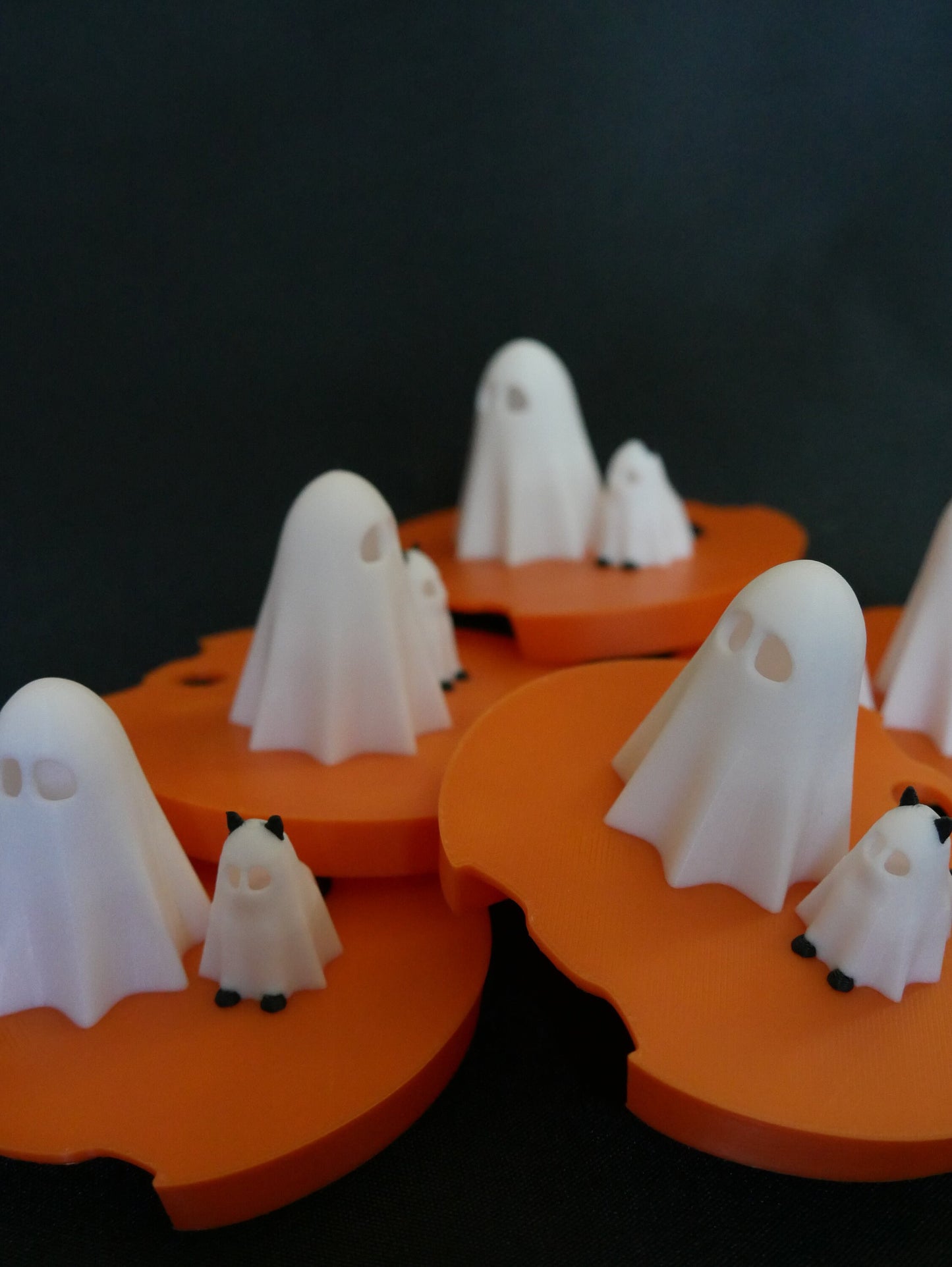 Spooky Ghost Cat Stanley Lid Topper