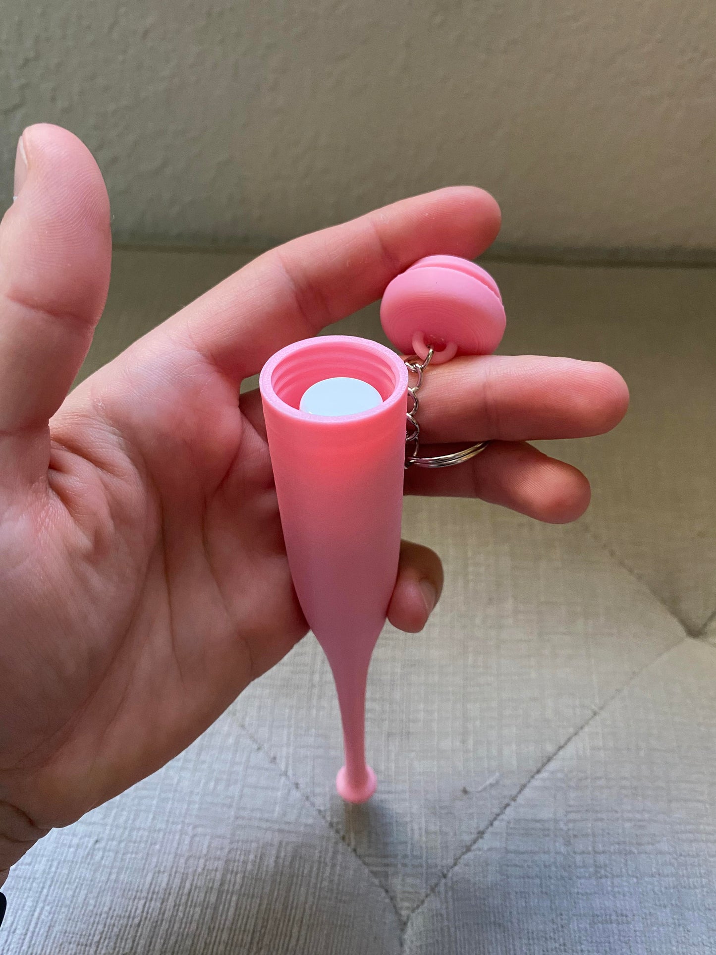 Chapstick Holder Mini Baseball Bat STL File for 3D Printing