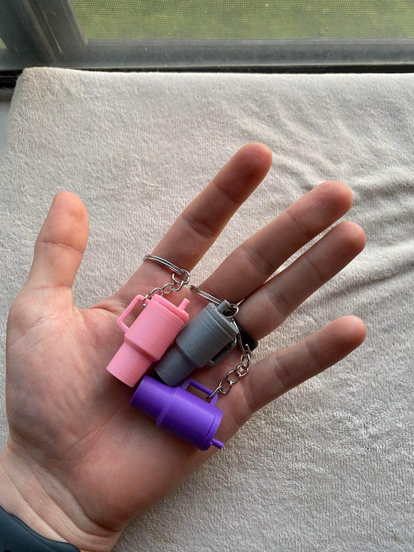 Mini Stanley Inspired Tumbler Keychain STL File For 3D Printing