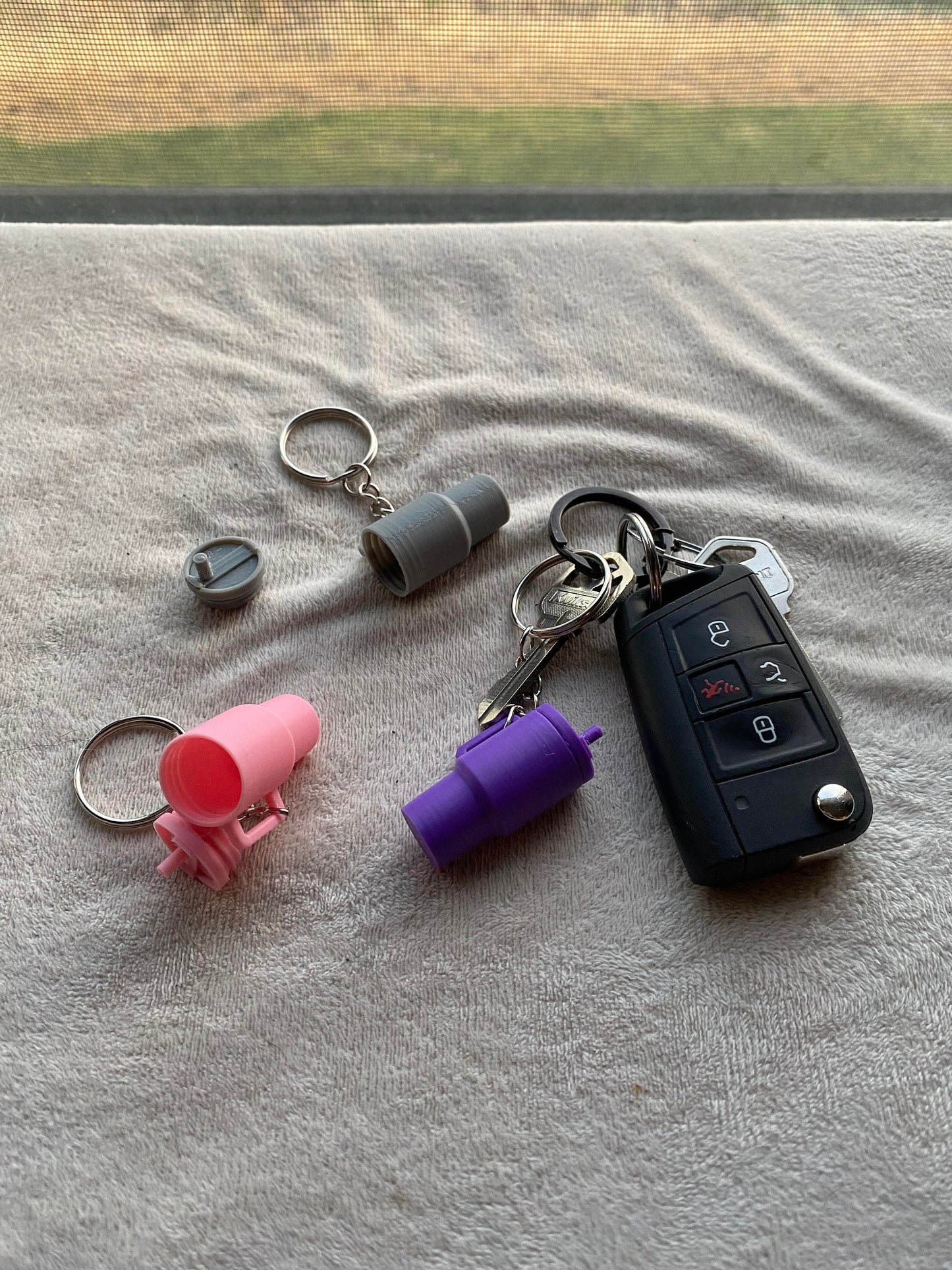 Mini Stanley Inspired Tumbler Keychain STL File For 3D Printing