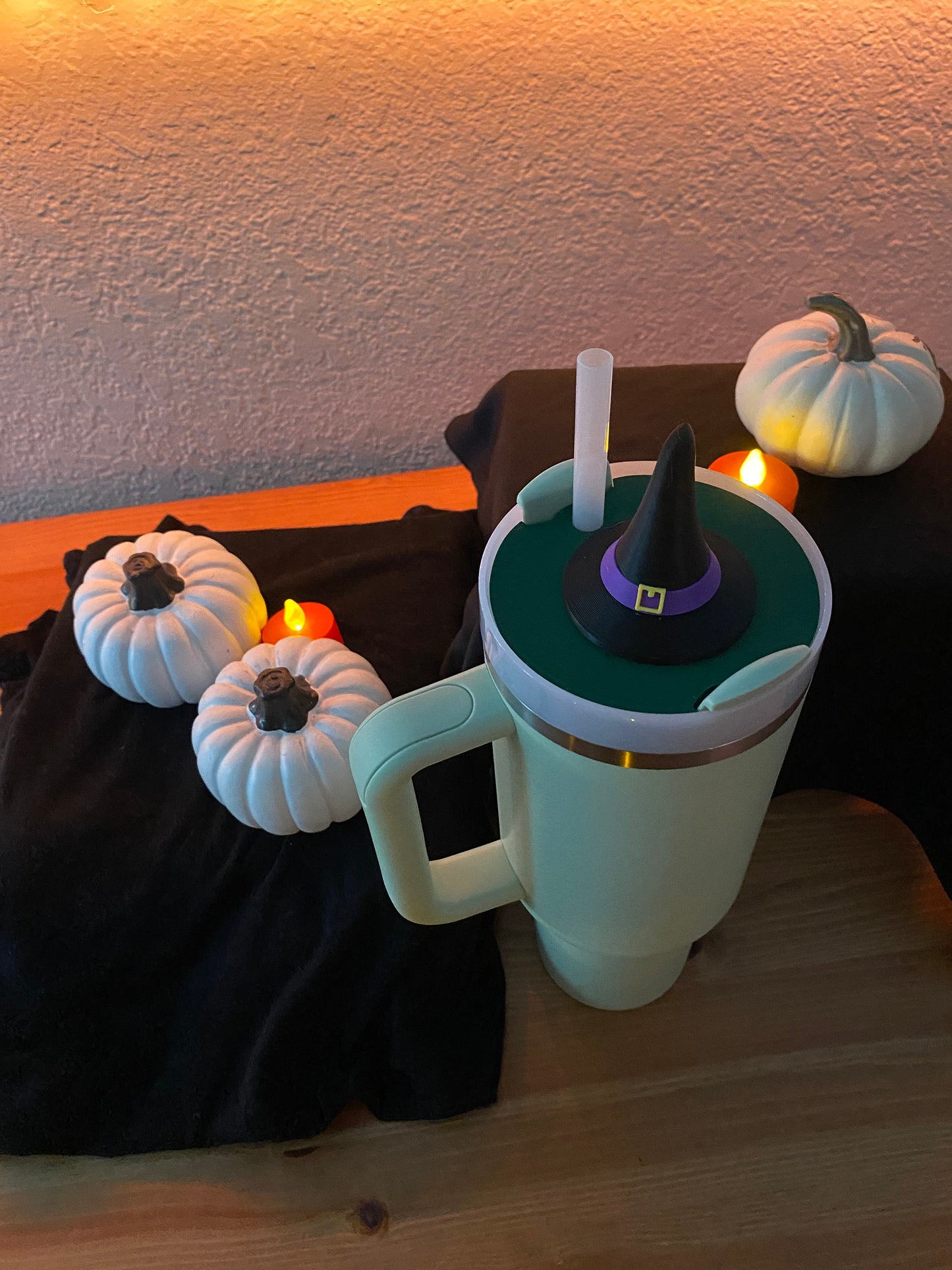 Halloween Witch Hat Stanley Cup Topper STL File For 3D Printing