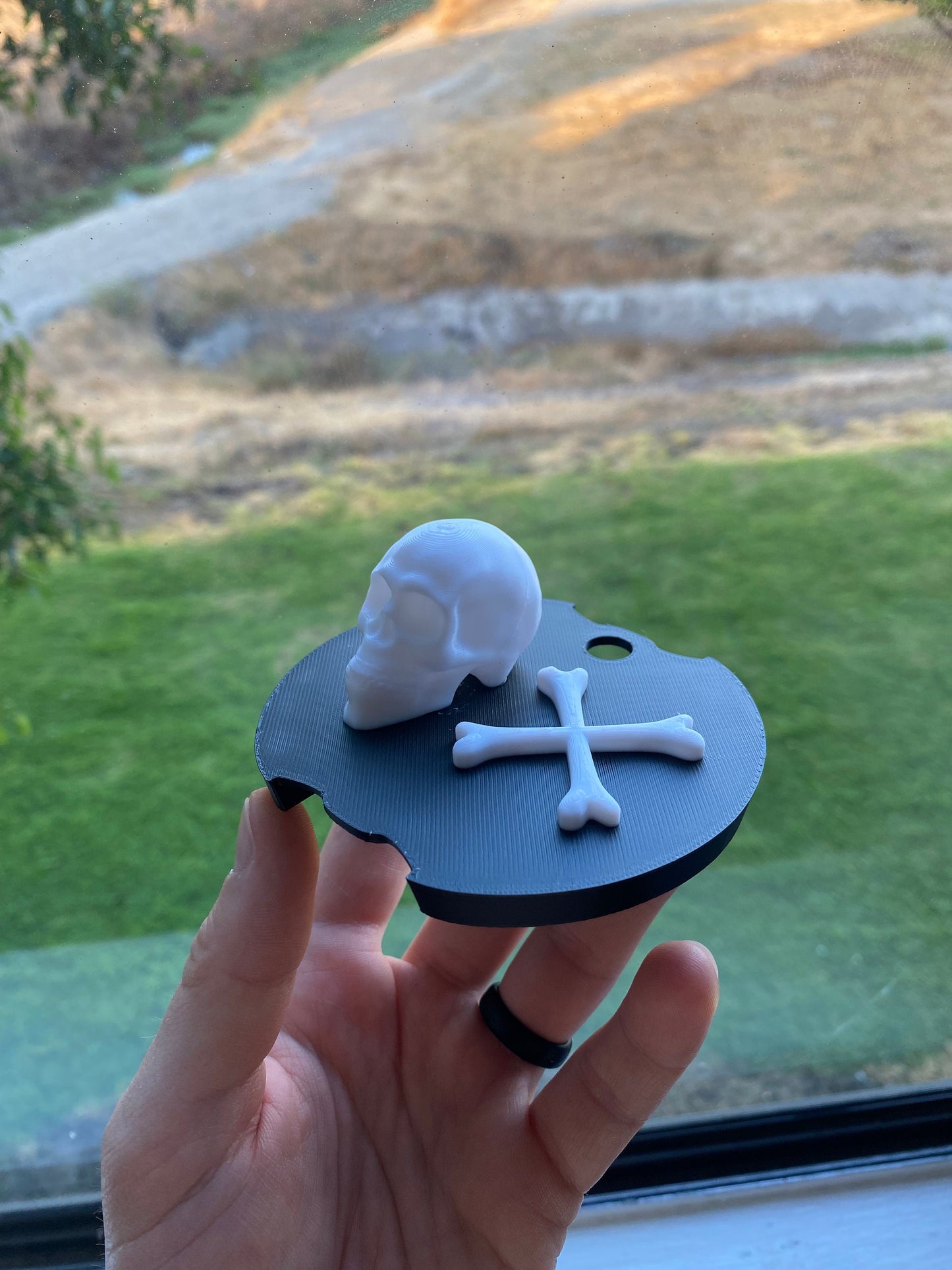 Spooky Skeleton Stanley Cup Topper STL File For 3D Printing