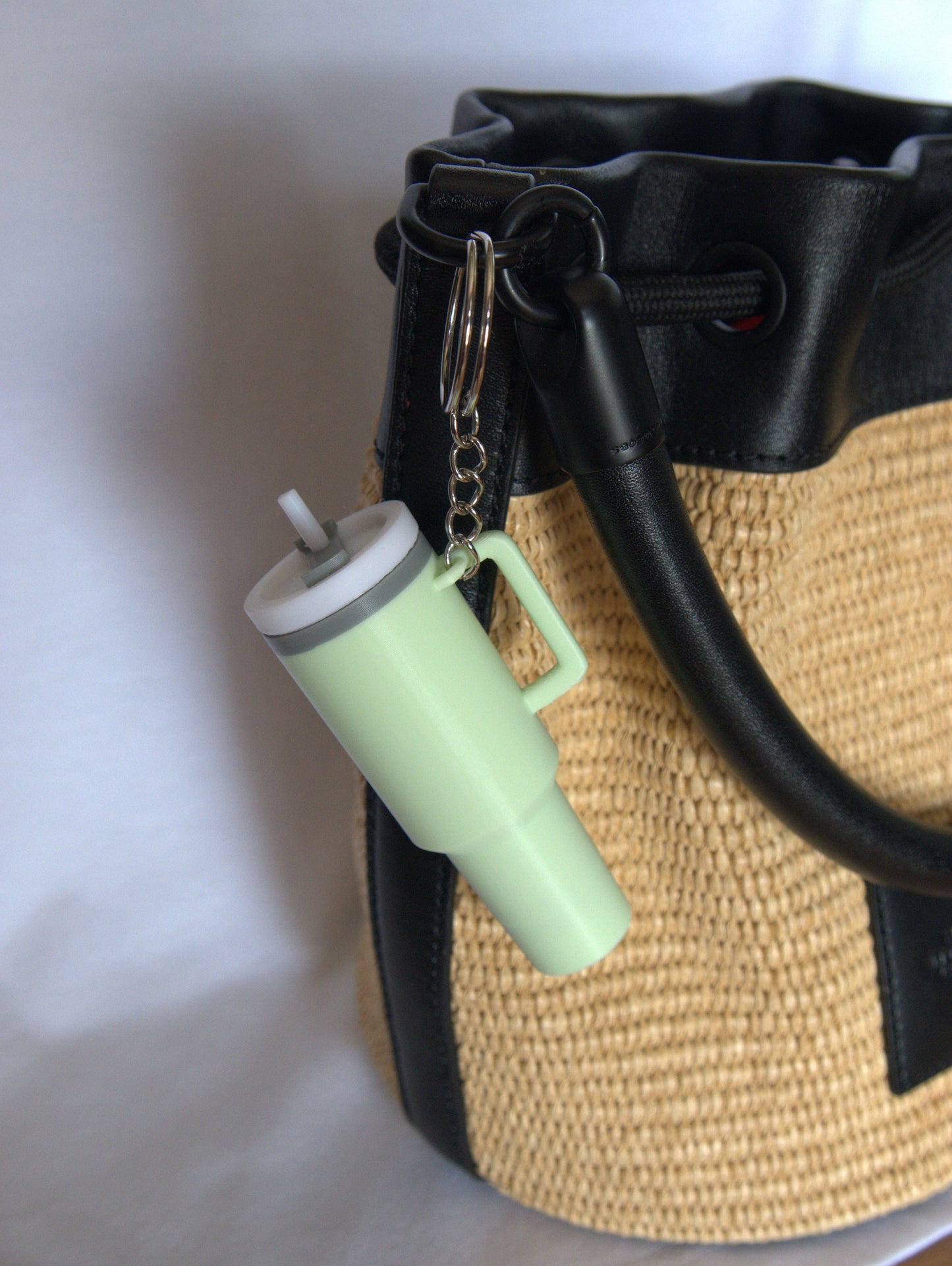 Mini Stanley Inspired Tumbler Chapstick Holder Keychain STL File for 3D Printing