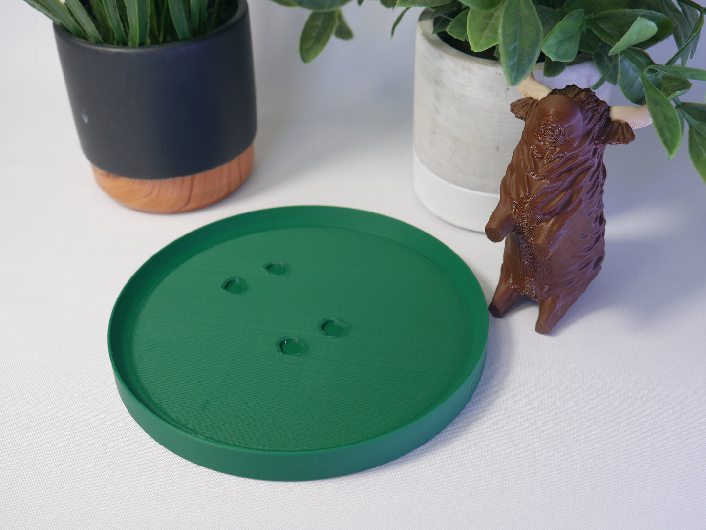 Highland Cow Ring Holder STL File for 3D Printing