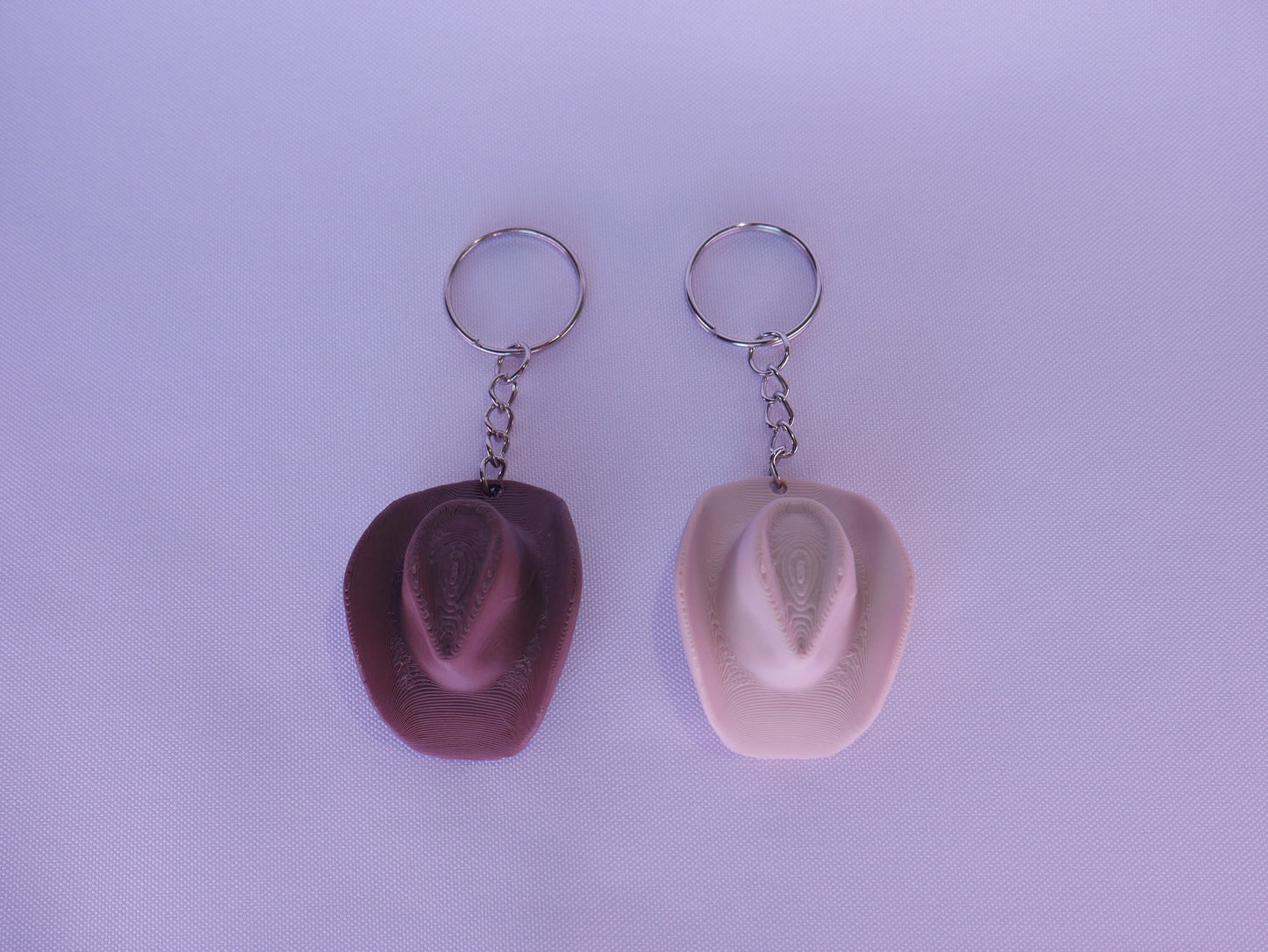 Cowboy Hat Keychain STL File For 3D Printing