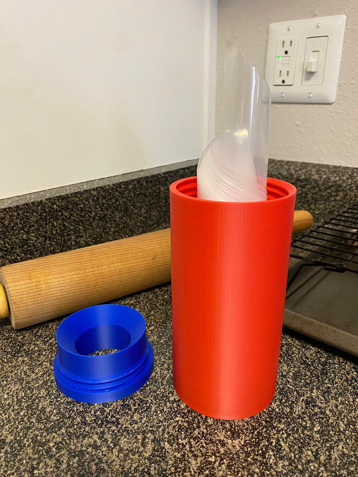 12 Inch Piping Bag Dispenser STL File for 3D Printing