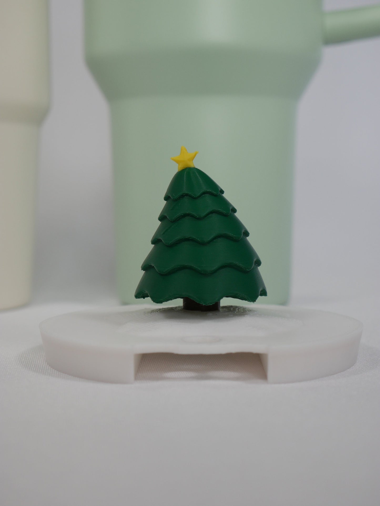 Christmas Tree Stanley Cup Topper STL File for 3D Printing