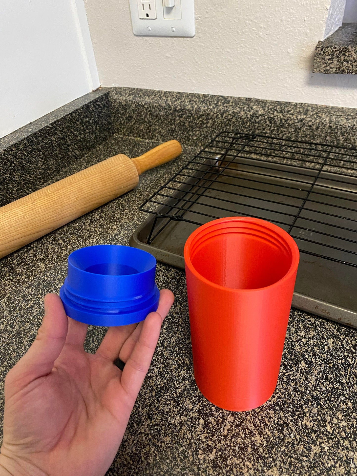 12 Inch Piping Bag Dispenser STL File for 3D Printing