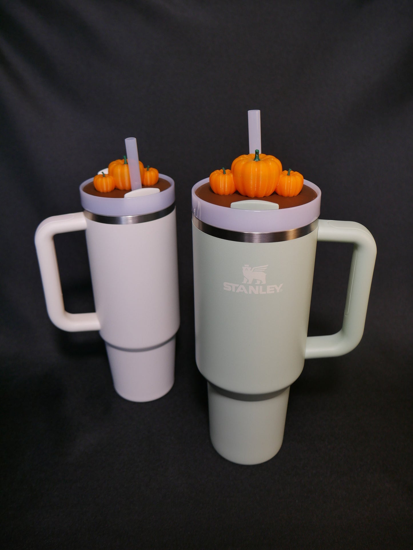 Halloween Pumpkin Trio Stanley Cup Topper STL File for 3D Printing